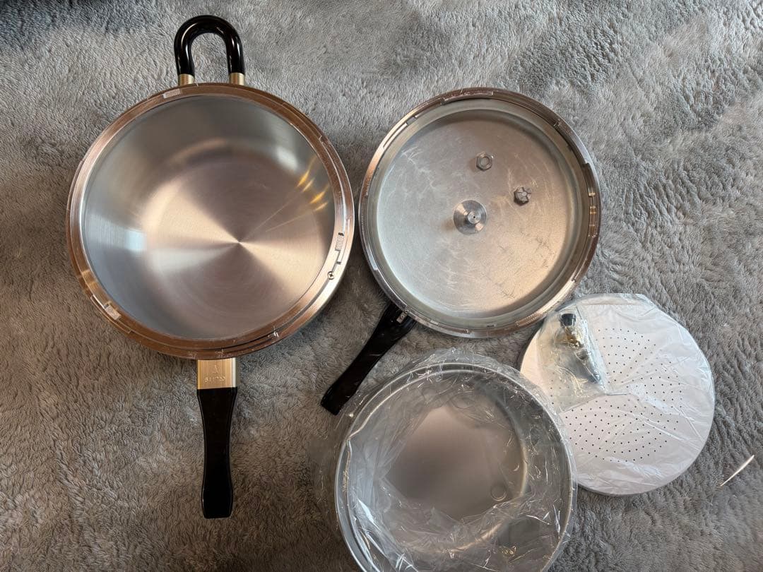 新品未使用　日本製　鋳物屋　ヘイワ圧力鍋　PC-60A　満水容量6.0Ｌ 片手