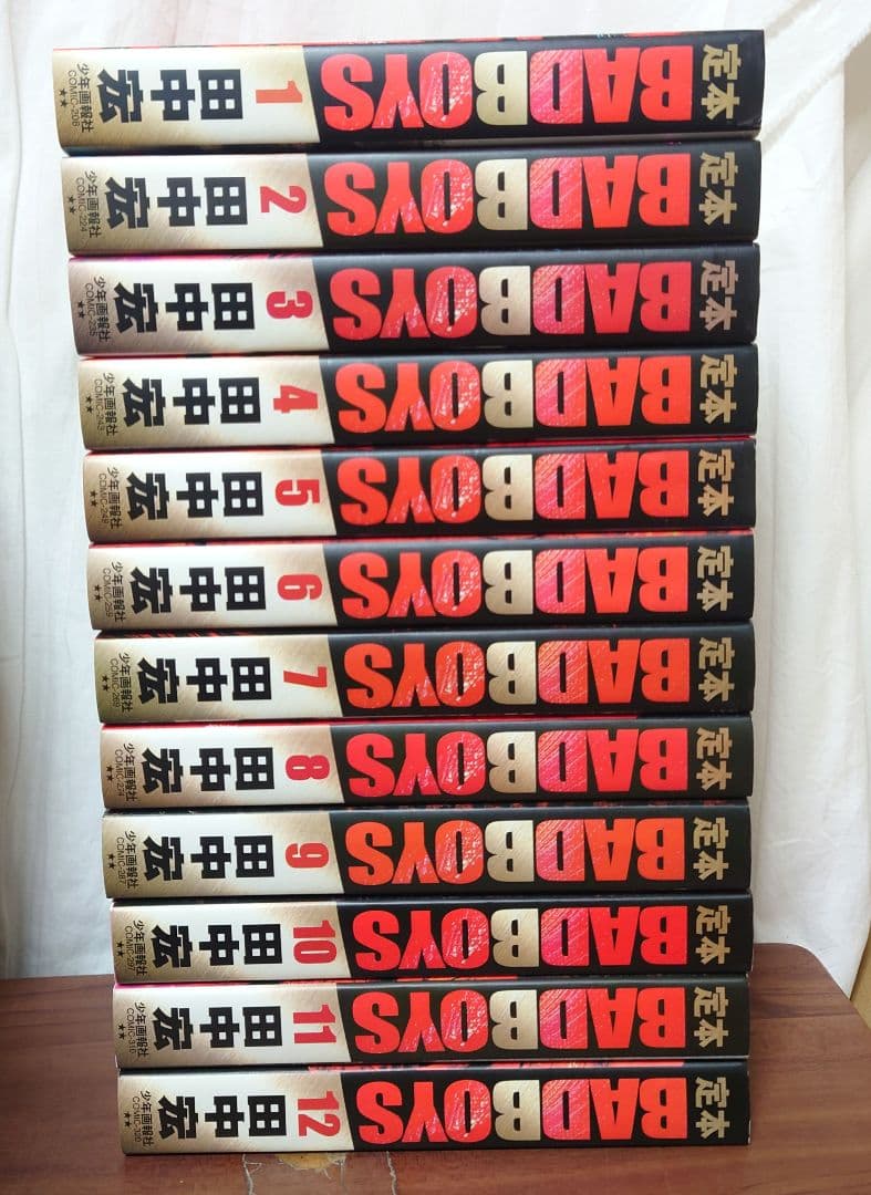 定本 BAD BOYS 全12巻セット 田中宏