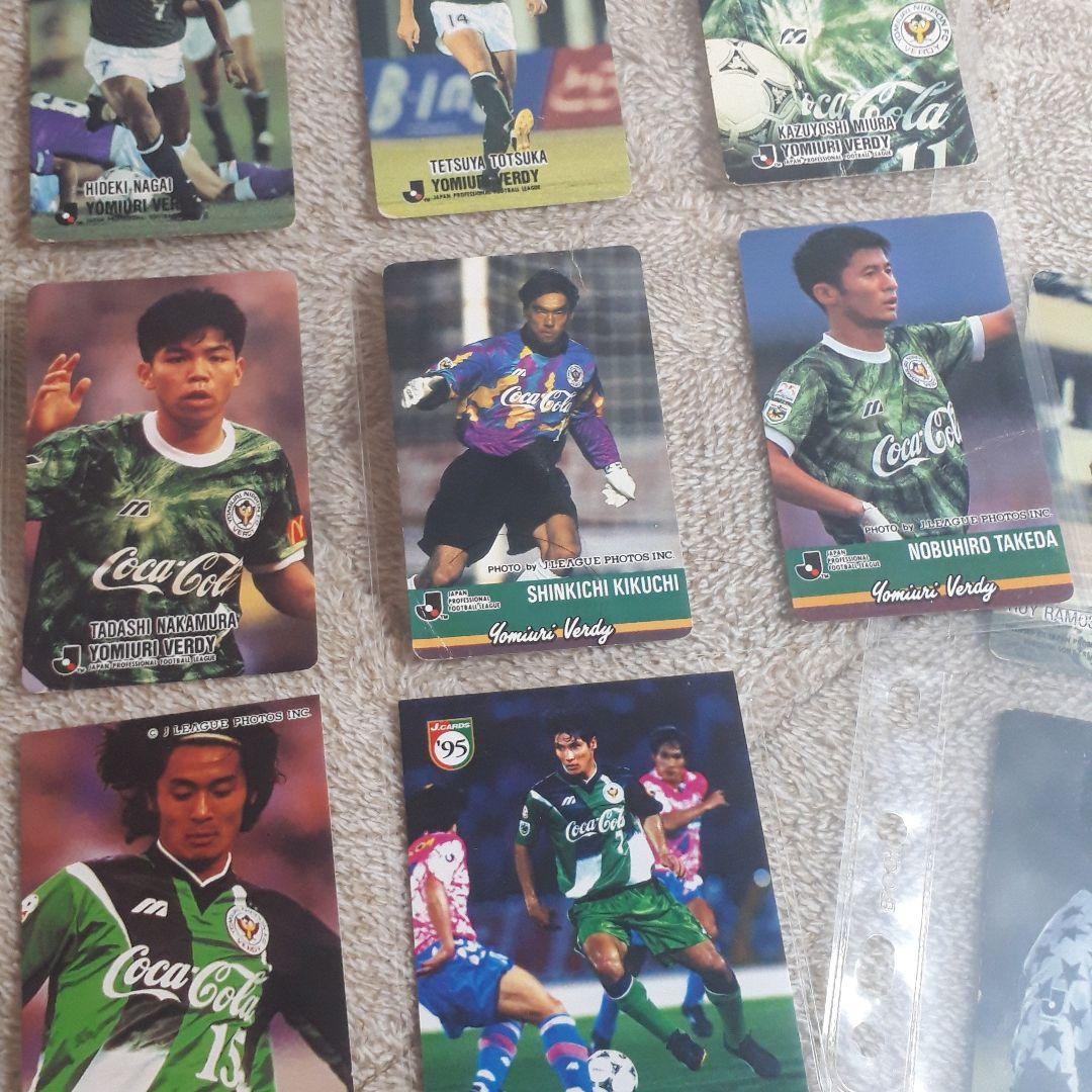 サッカー選手カード　１６枚