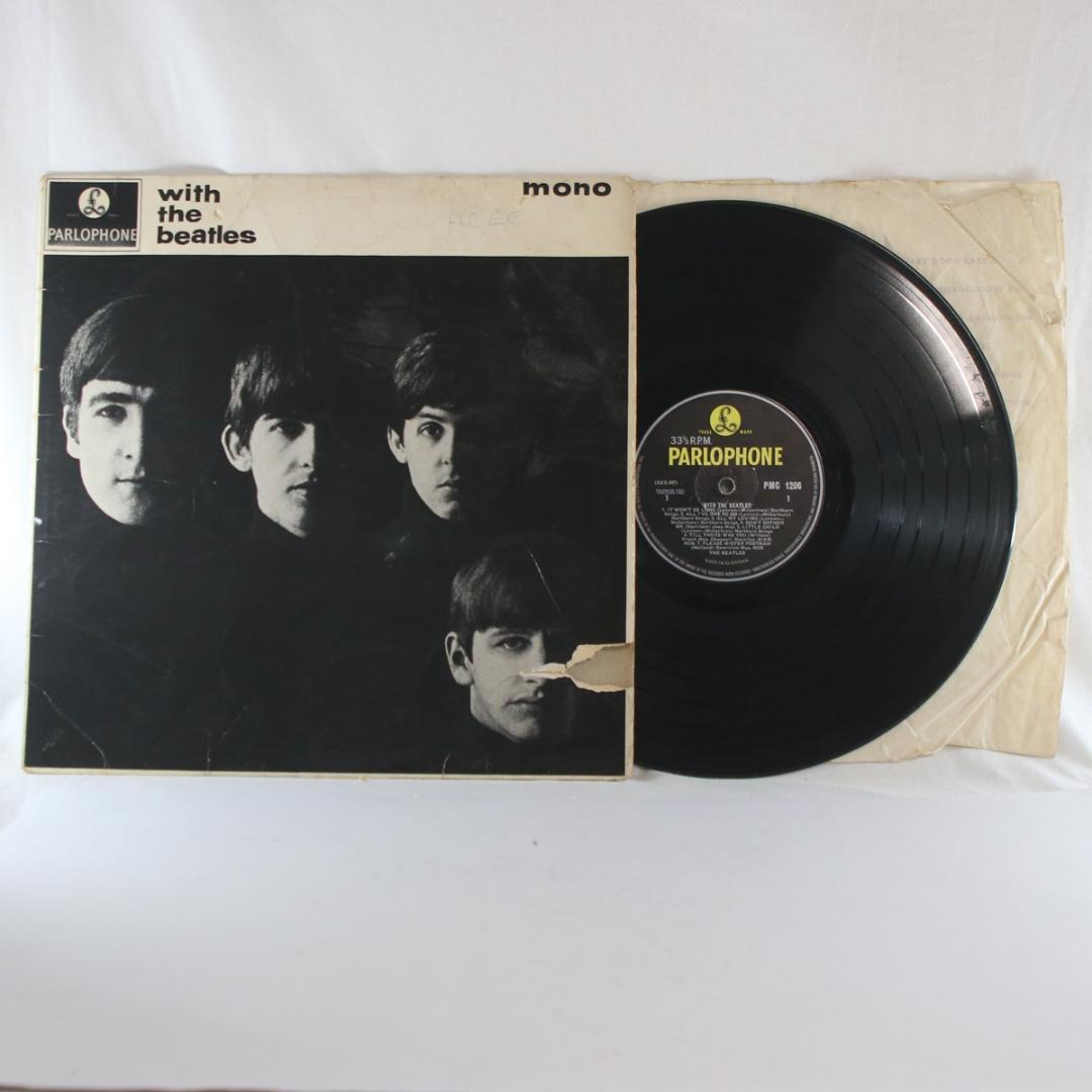 英LP With The Beatles UK盤 Mono 1stプレス KT