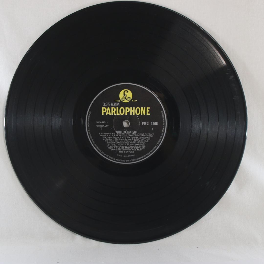 英LP With The Beatles UK盤 Mono 1stプレス KT