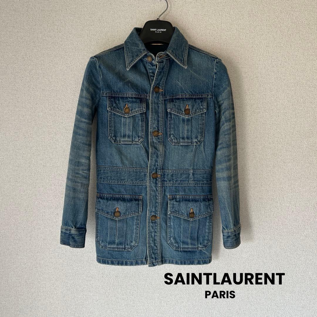 美品SAINTLAURENT サンローランパリ　デニムジャケット