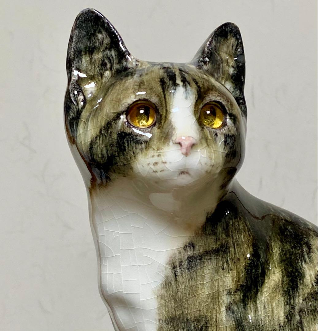 モデルNo.21　ウィンスタンレイキャット　初期作品　キジトラ猫　⚠️耳補修有り