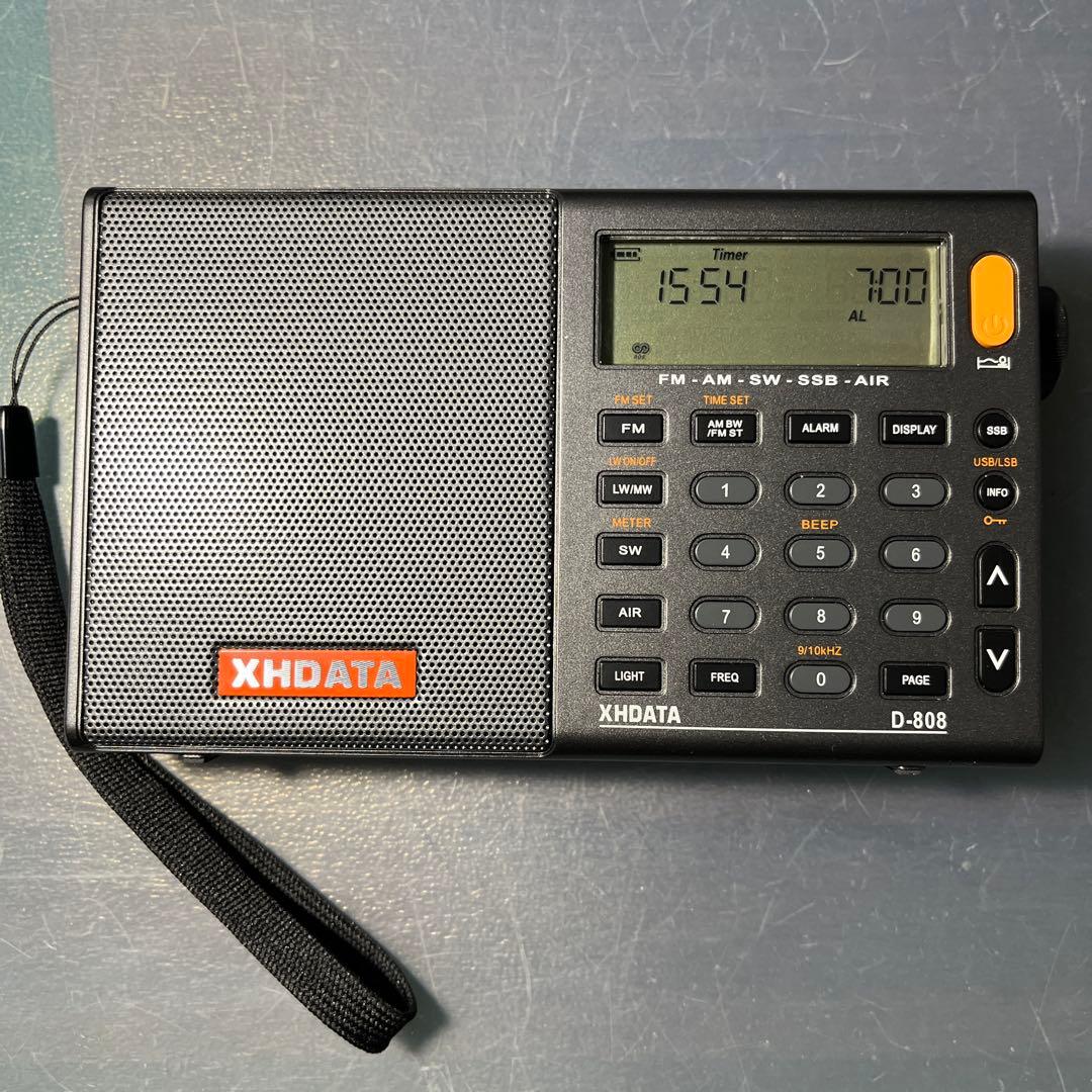 a*8様 XHDATA D-808 高感度ラジオ　予備バッテリー２個追加