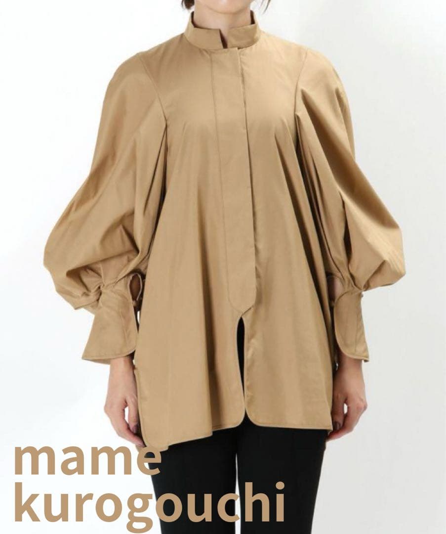 【本日限定】mame kurogmuchi パフスリーブ シャツ