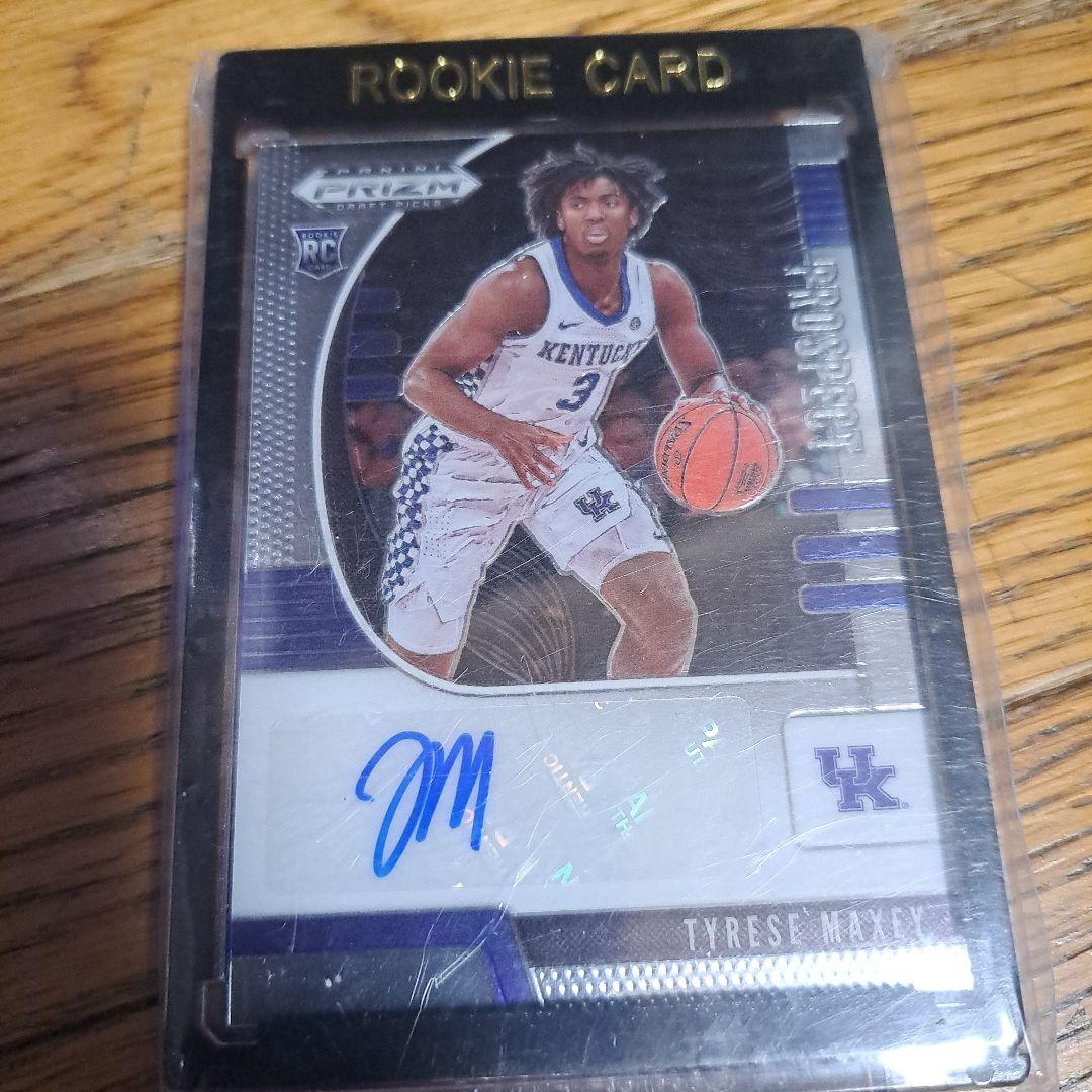 NBA カード2020ドラフトピックプリズムタイラーマキシーサインカード