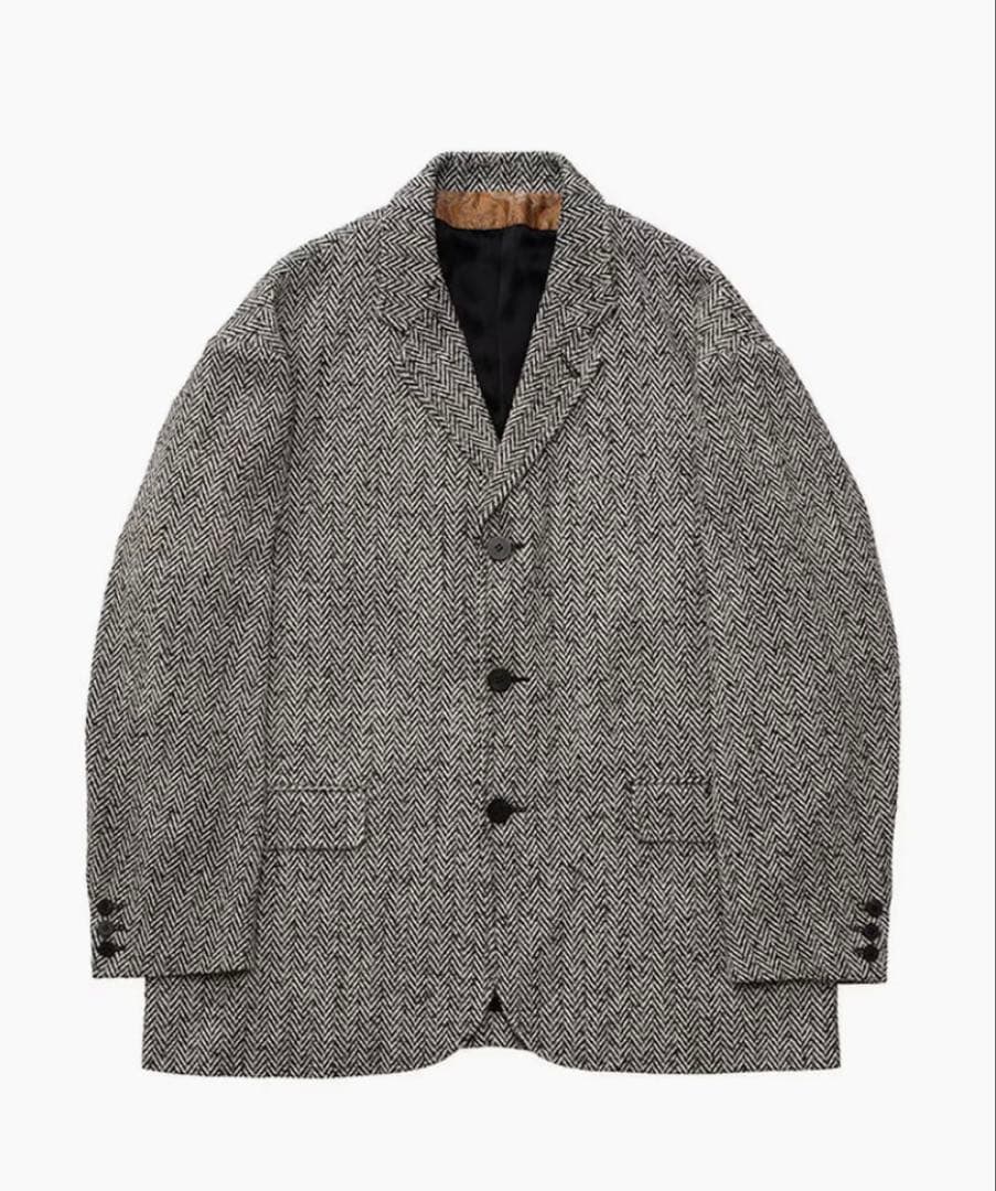 visvim BOWEN BLAZER (SILK) BLACK サイズ3