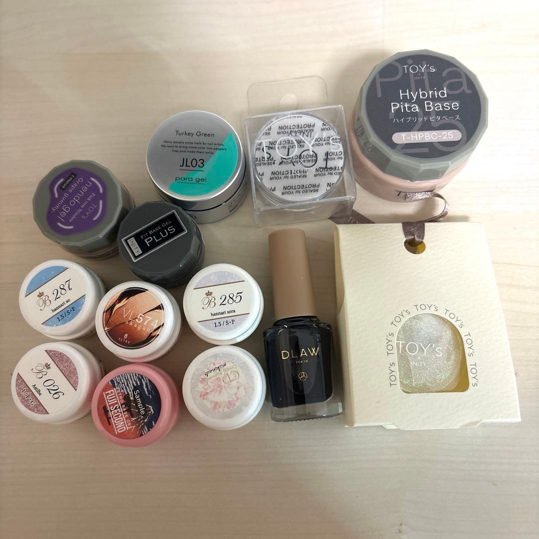 TOY's VETRO INITY DLAW パラジェル　ネイル用品詰め合わせ