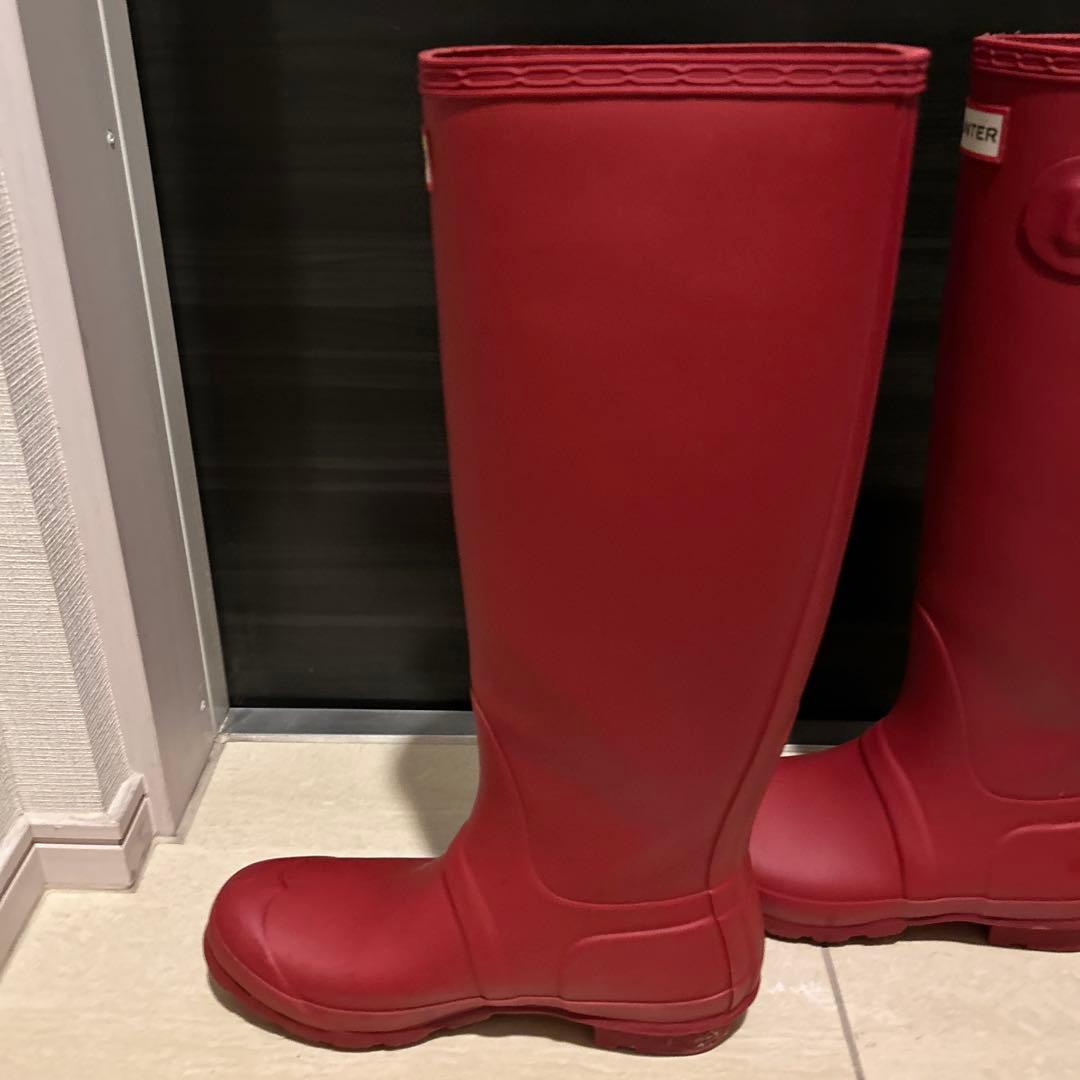 HUNTER ハンターレインブーツ 赤