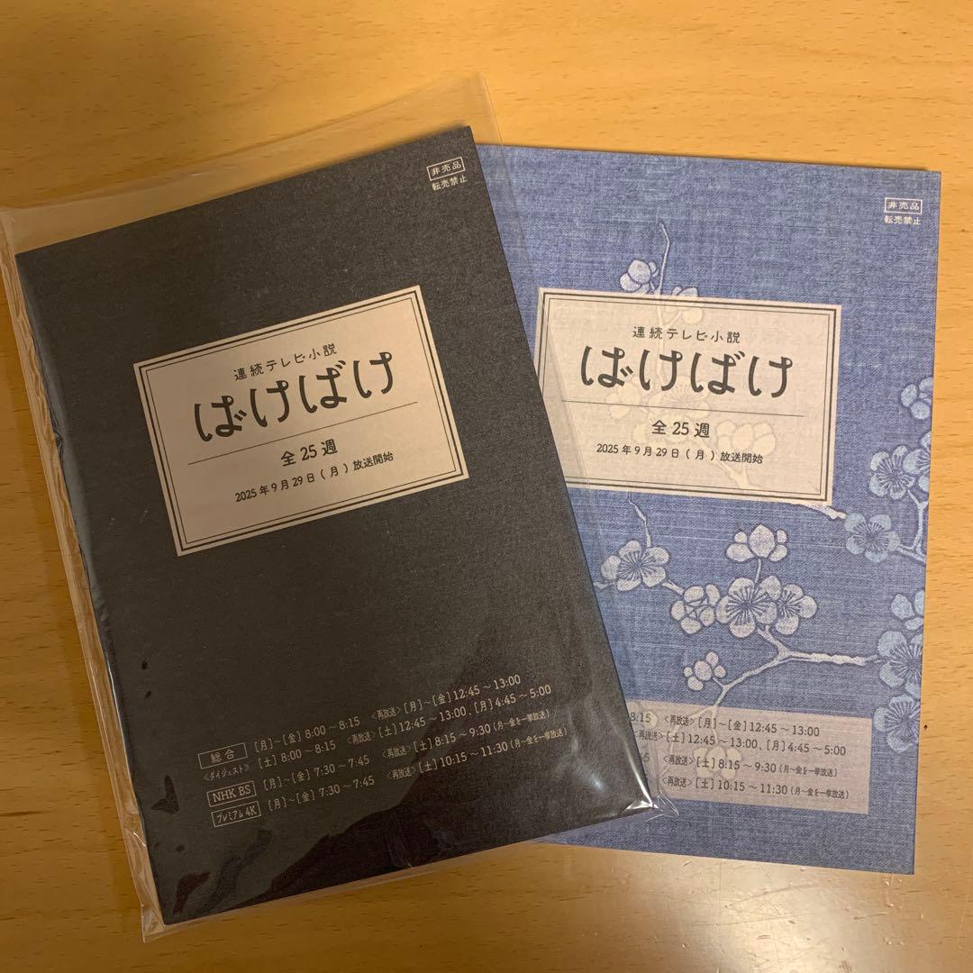 連続テレビ小説　ばけばけ　朝ドラ　NHK 非売品　台本　ノート　コンプリート