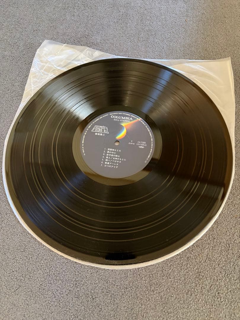 聖闘士星矢 LP 2枚セット 音楽集 銀河戦争 夢の対決篇