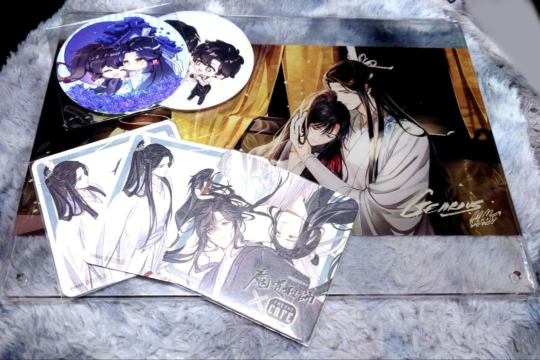 魔道祖師 アクリルパネル コースター 魏無羨 藍忘機