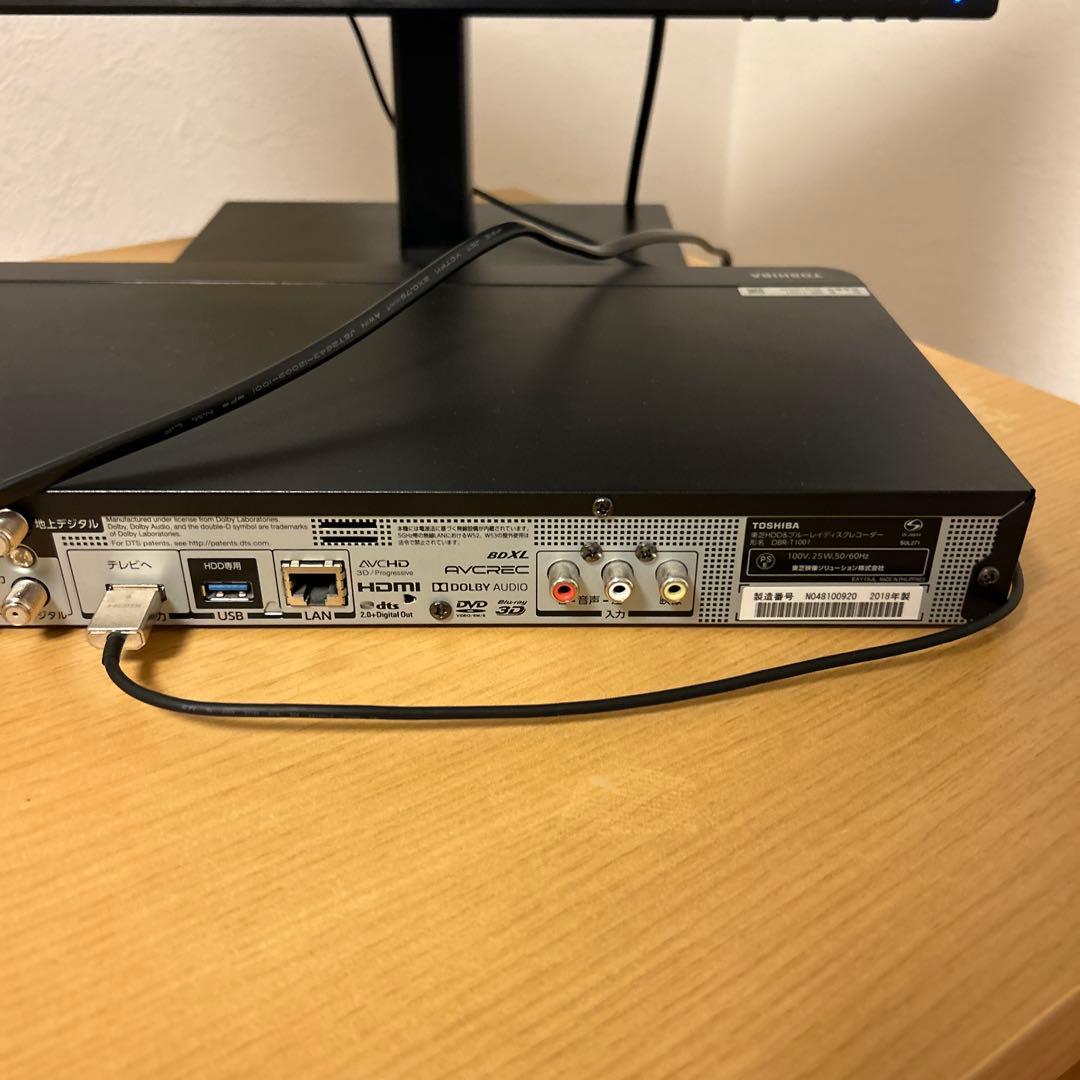 東芝レグザブルーレイDBR-T1007