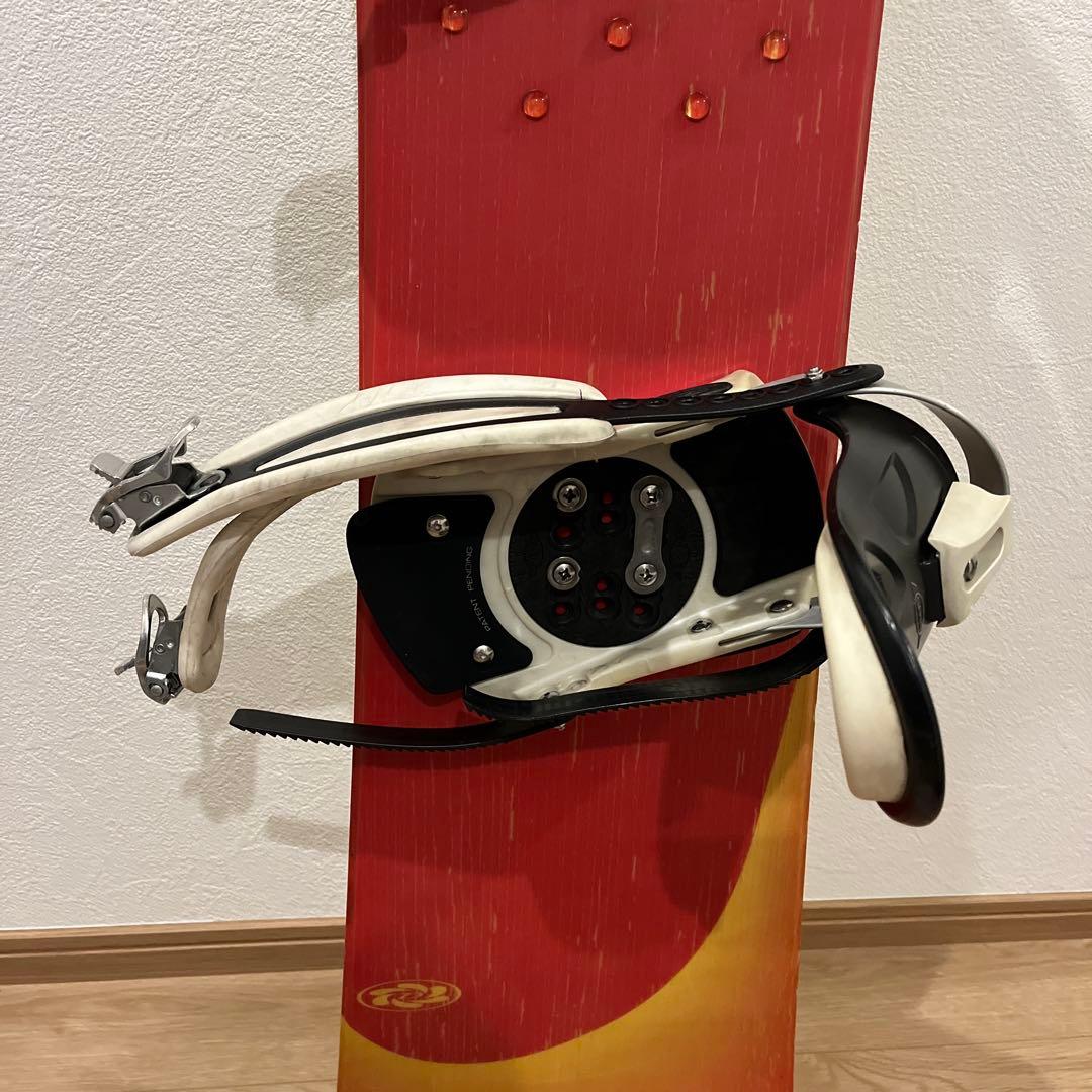 スノーボード レッド/オレンジ