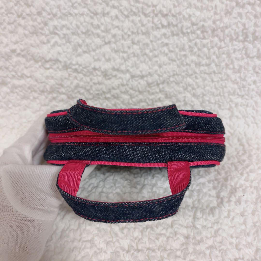 希少　ハローキティ　サンリオ　デニム　手帳　ケース　ポーチ　未使用