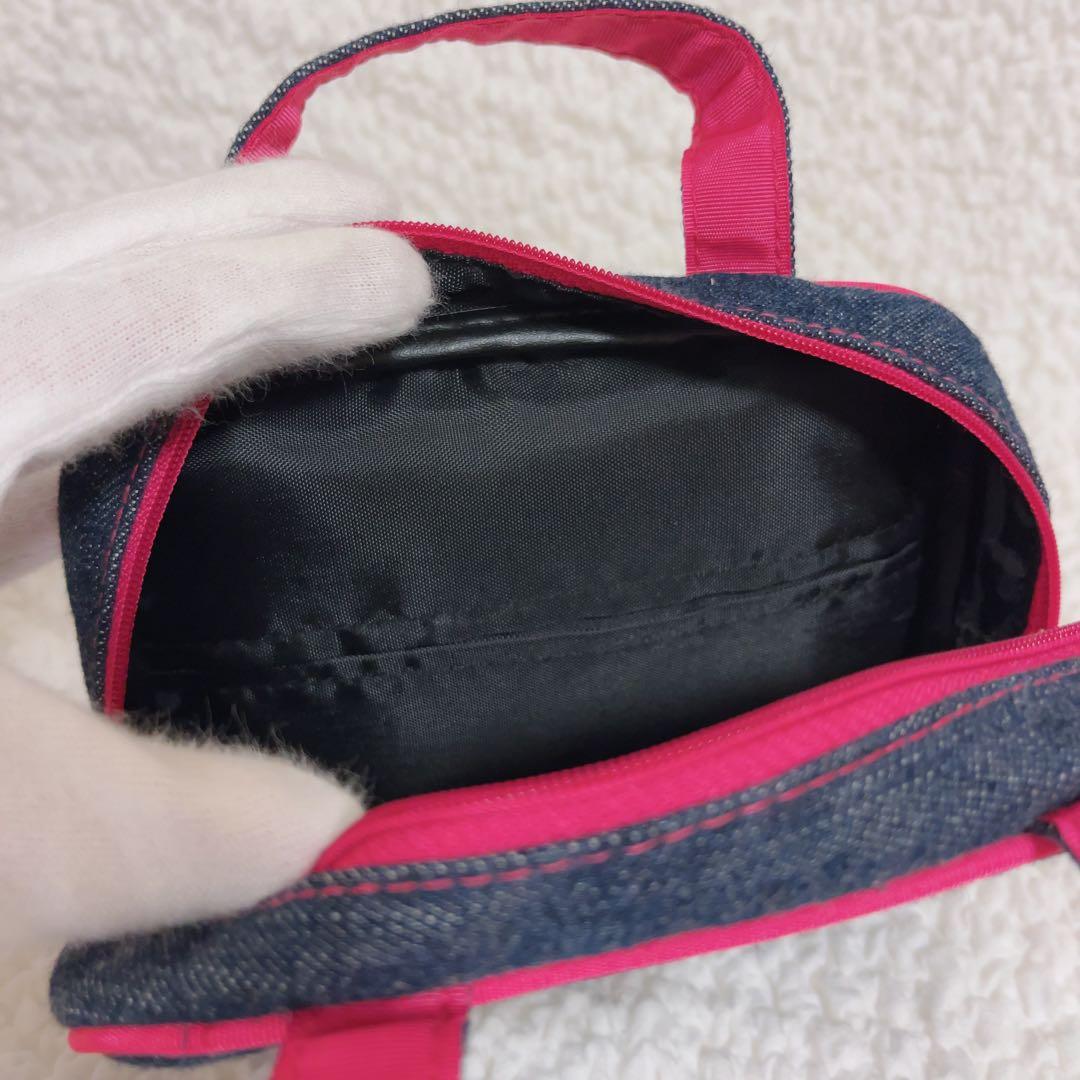 希少　ハローキティ　サンリオ　デニム　手帳　ケース　ポーチ　未使用