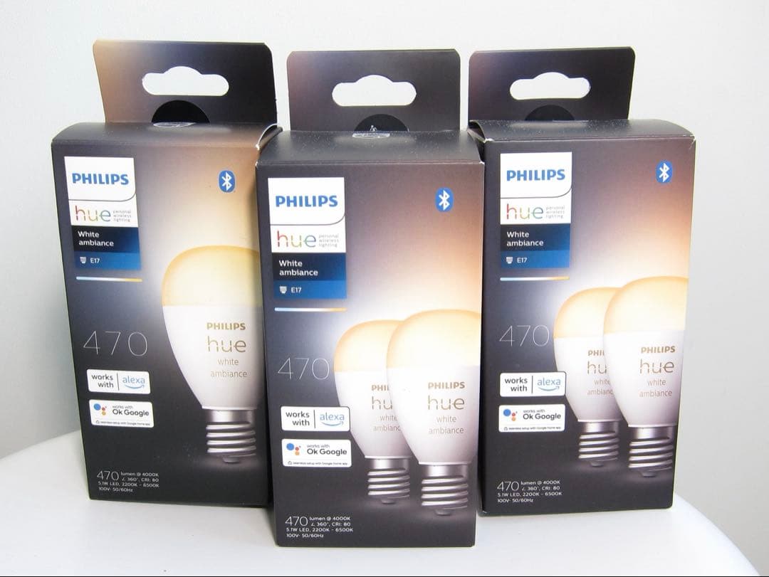 Philips Hue ホワイトグラデーションLED電球 5個セット