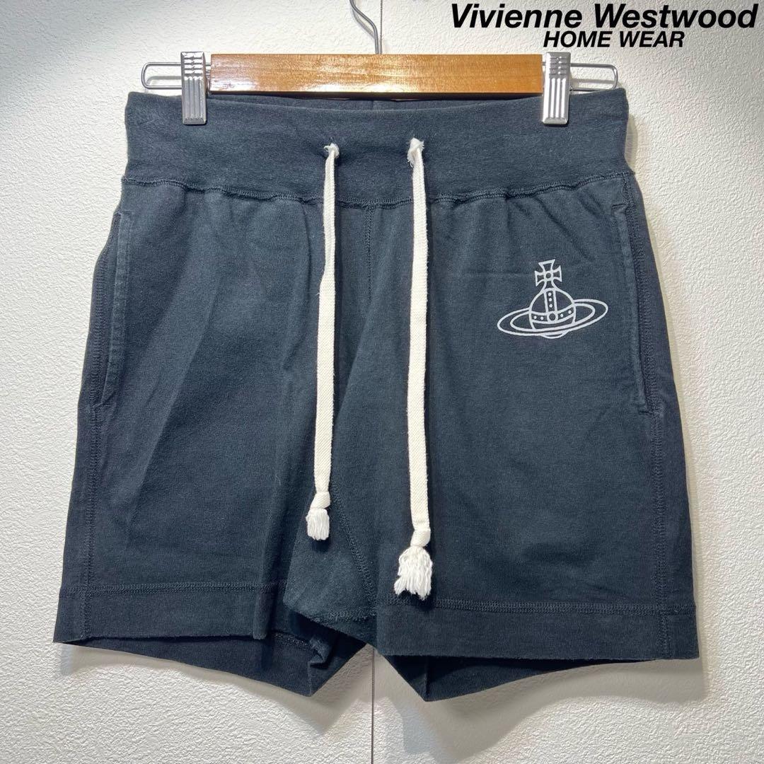 希少 ヴィヴィアンウエストウッド オーブプリント デザイン ハーフパンツ S