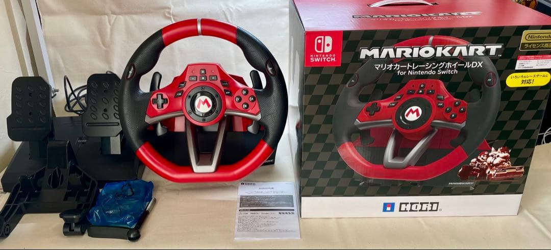 値引本日迄マリオカートレーシングホイールDX ￼ switch ￼NSW-228