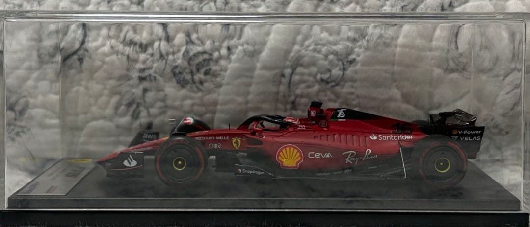 ルックスマート1/43 フェラーリ F1-75 ルクレール2022バーレーン優勝