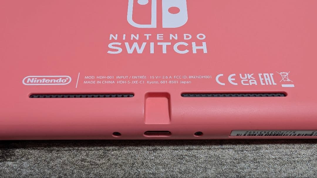【ジャンク】中古 Nintendo Switch Lite コーラル 本体
