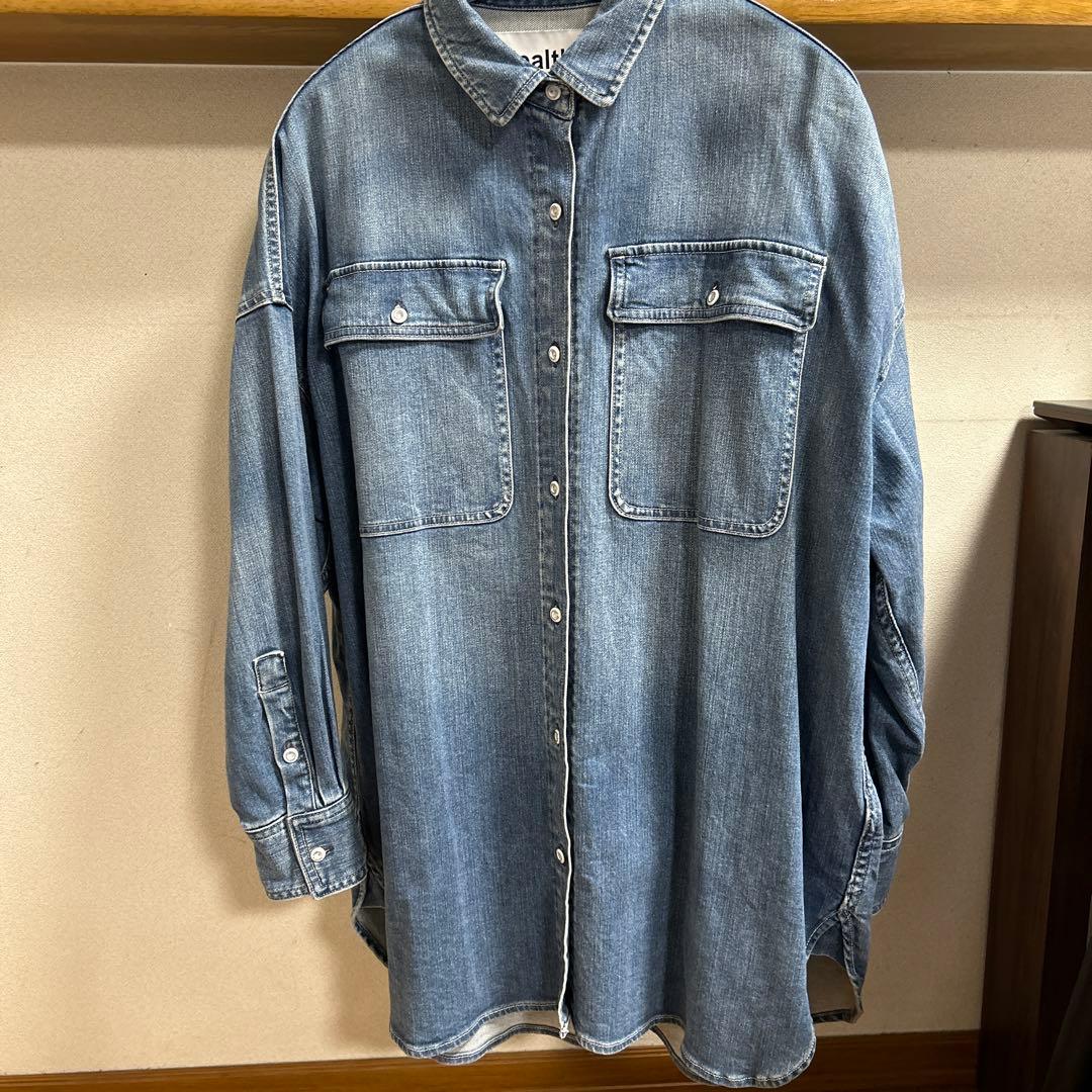 Healthy denim almond デニムシャツ