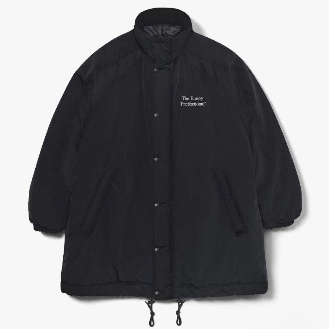 ジャケット・アウター ENNOY PADDED NYLON BENCH COAT M 2025