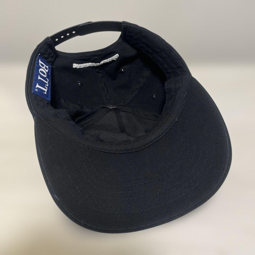 BOTT ブラック　キャップ　コットン