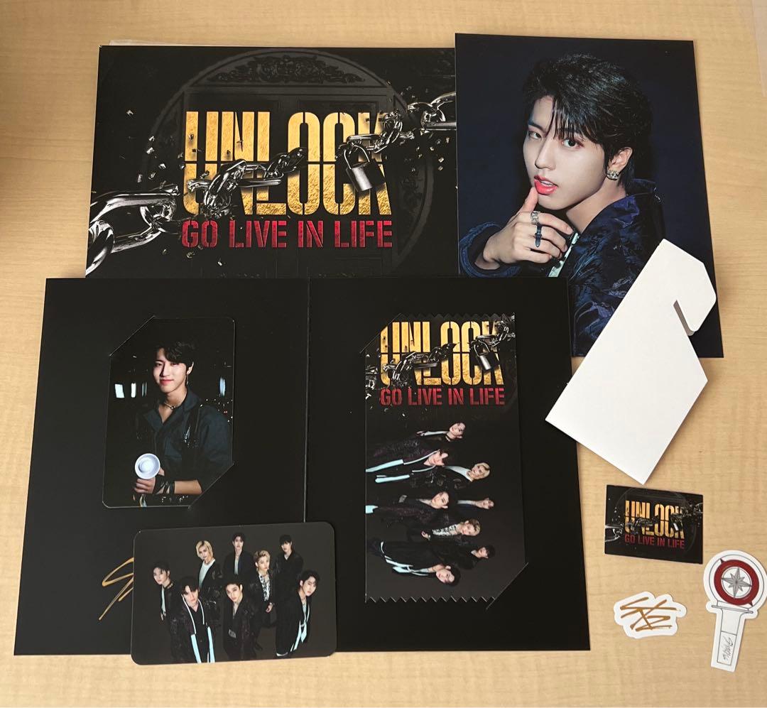 straykids スキズ unlock オンコン ARチケット ハン トレカ