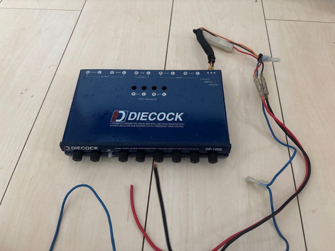 DIECOCK DP-100E プロセッサー　イコライザー　当時物　外向き
