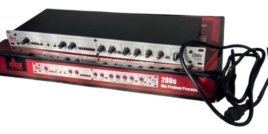 dbx 286s マイクプリアンプ コンプレッサー エンハンサー　ディエッサー