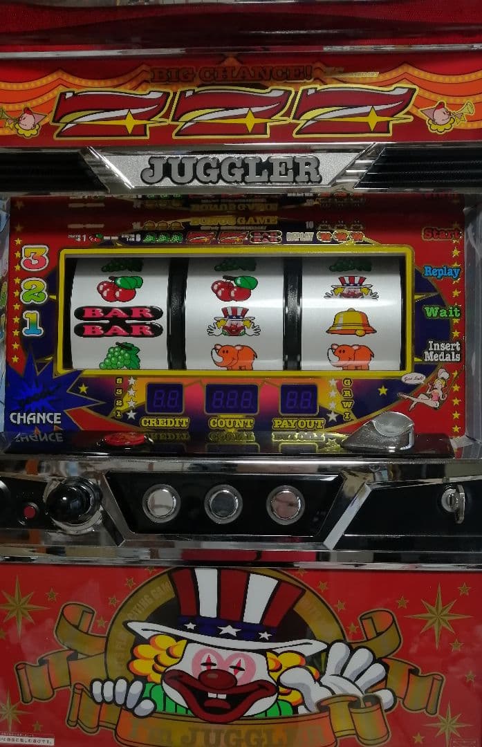【ジャグラー】スロットマシン JUGGLER　6号機