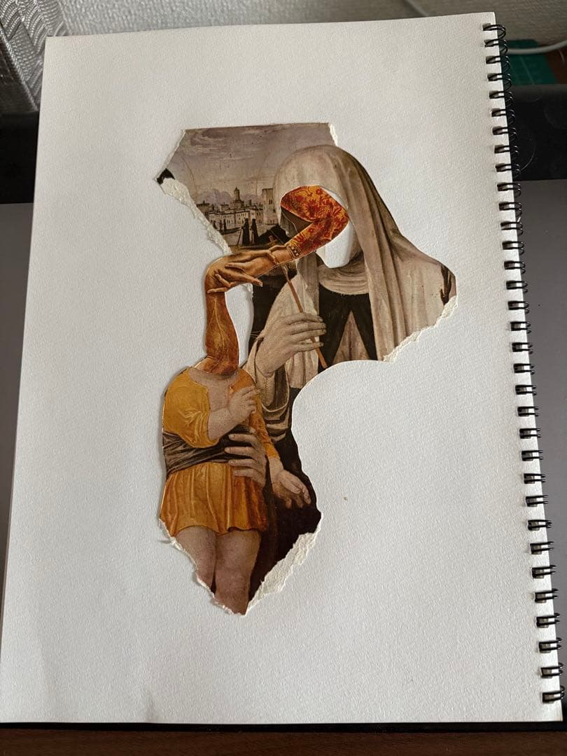 コラージュアート作品