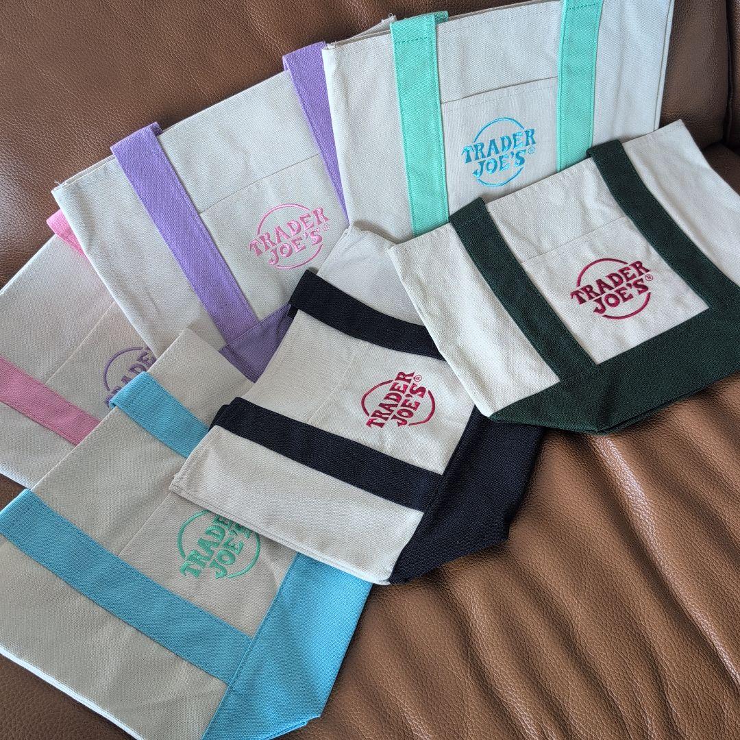 新品Trader Joe's　トレーダージョーズ ミニトート 6色セット
