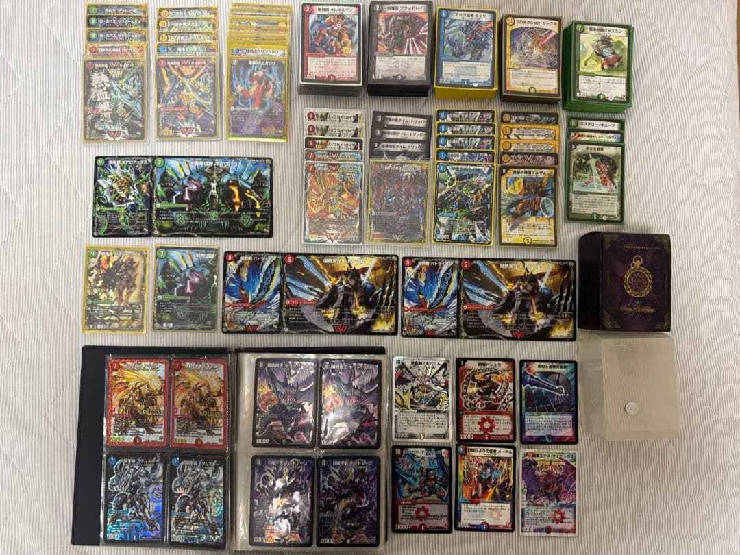 【デュエルマスターズ 】引退品 ボアロアックス 等 5デッキ＋スリーブ、ケース等
