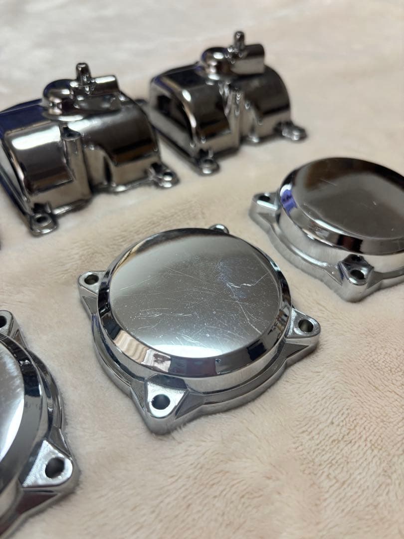 ゼファー400 キャブレター トップカバー&フロートチャンバーセット中古品