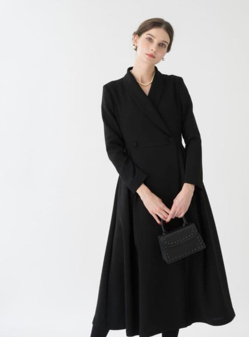 ツルバイマリコオイカワ　ワンピース　ネイビー34