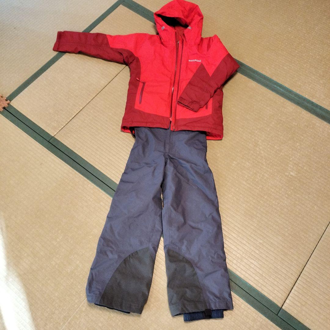 モンベル スキーウェア上下セット 140サイズ