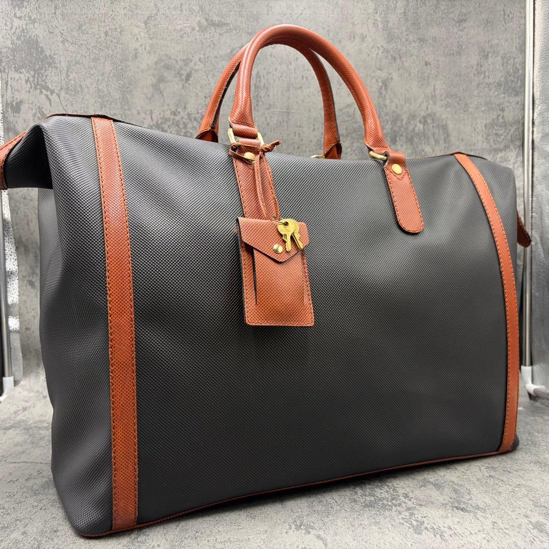 極美品 ボッテガヴェネタ マルコポーロ ゴルフバッグ ボストンバッグ メンズ 黒