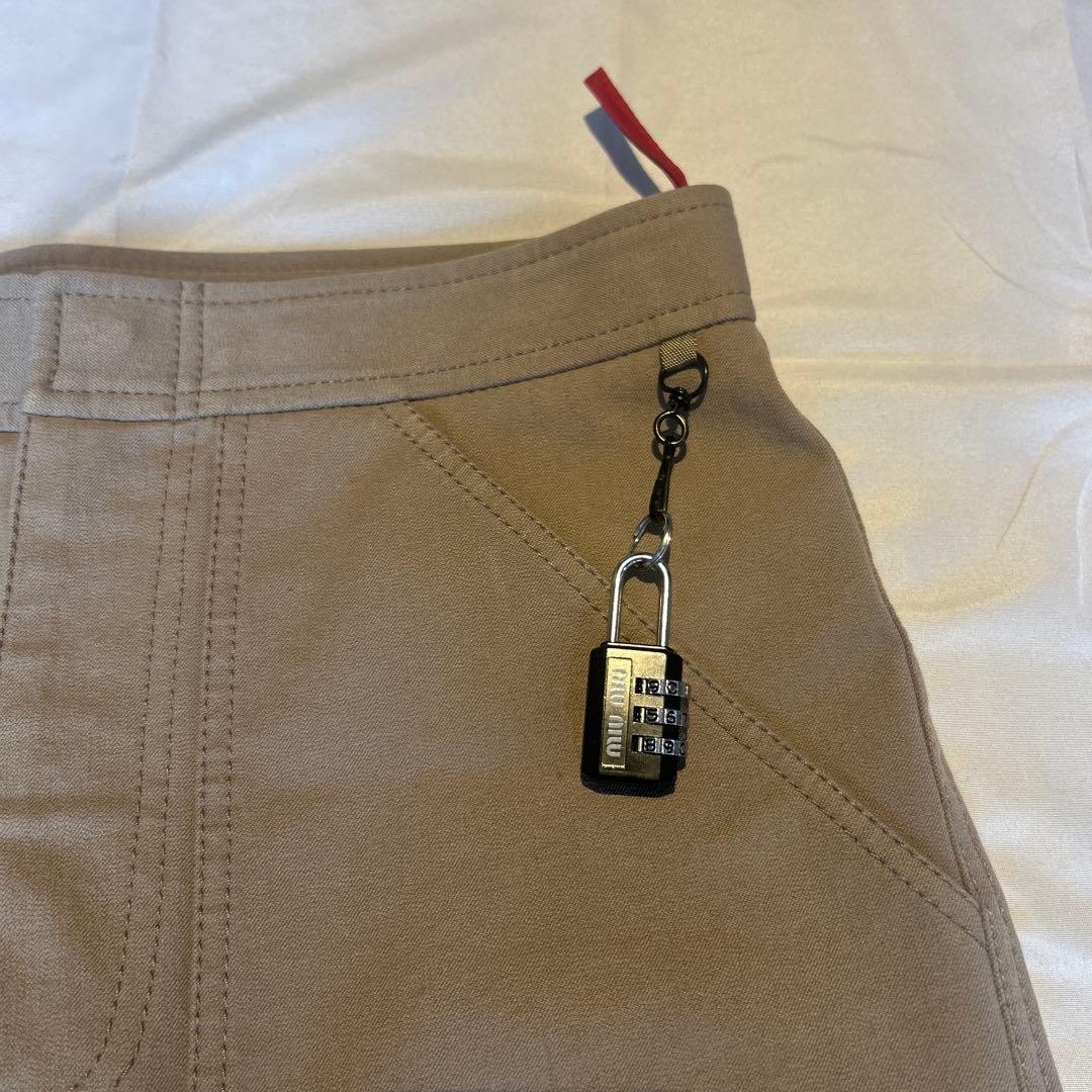 00s Prada sport gimmick cotton poly パンツ