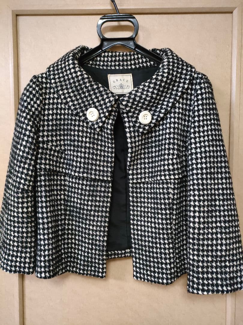 値下げ！グレースコンチネンタルセットアップ千鳥格子【ヴィンテージ】