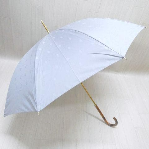 ポロ ラルフローレン ポロベア ジャガード織 長傘 雨傘 ライトグレー