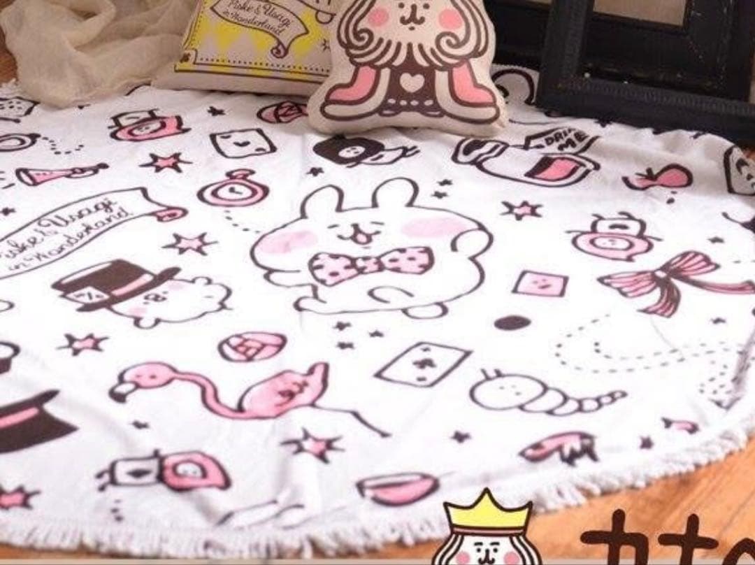 カナヘイの小動物 不思議の国 フリースブランケット