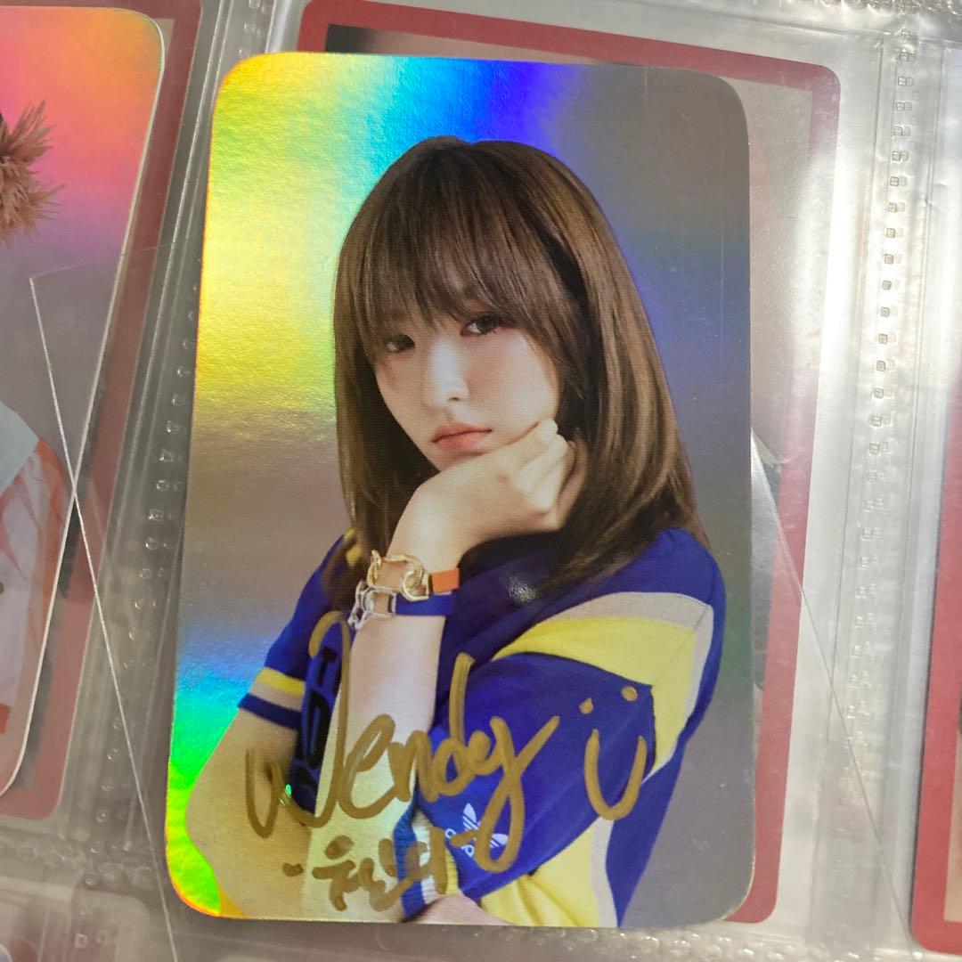 redvelvet ウェンディ　サイン　直筆　トレカ