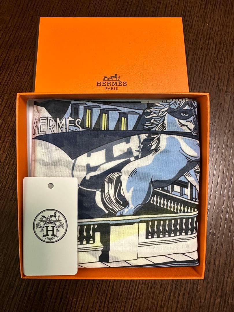 HERMES エルメス　新品.未使用、ハンカチ
