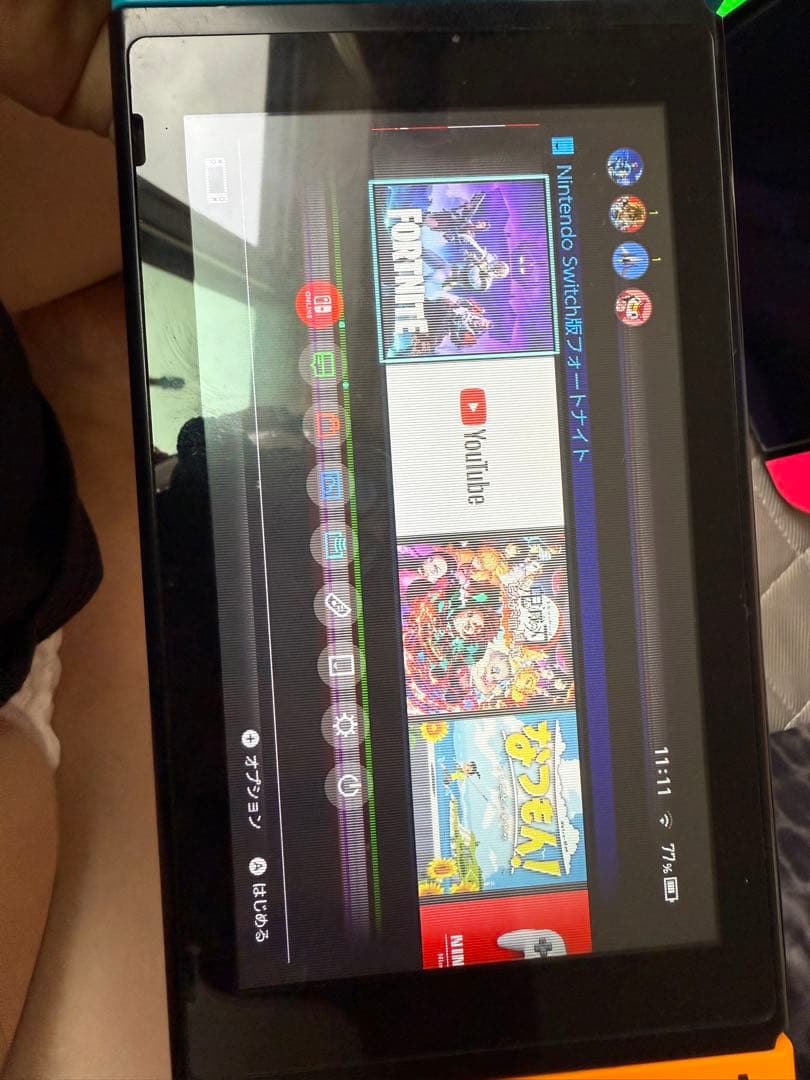 Nintendo Switch 本体 液晶が故障しかけジャンク品