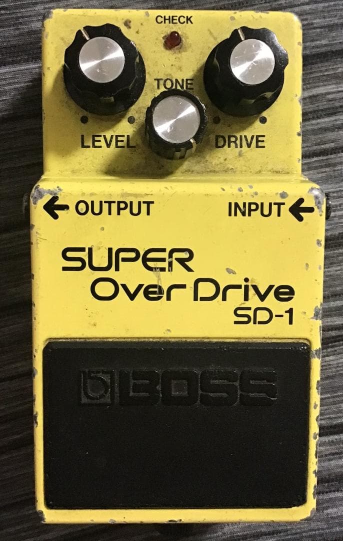 【ビンテージ】BOSS SD-1 83年 4558DD 艶あり ボス SD 1