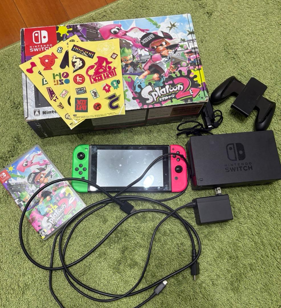 Nintendo Switch スプラトゥーン　本体　カセット付