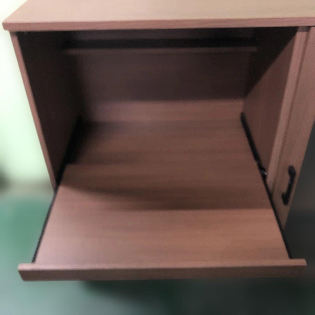 ニトリ レンジ台 フォルムN RE9090G 食器棚 ブラウン