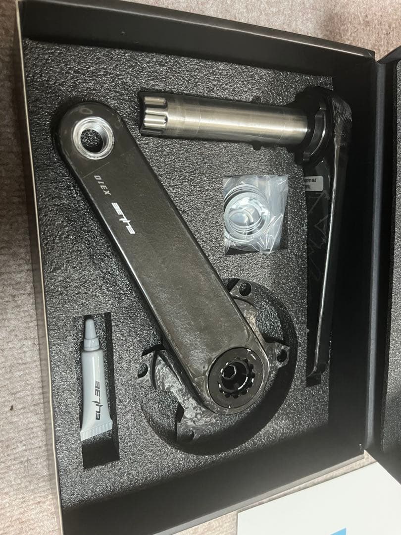 ELILEEカーボンクランクX310 165mm 純正カーボンアダプター付